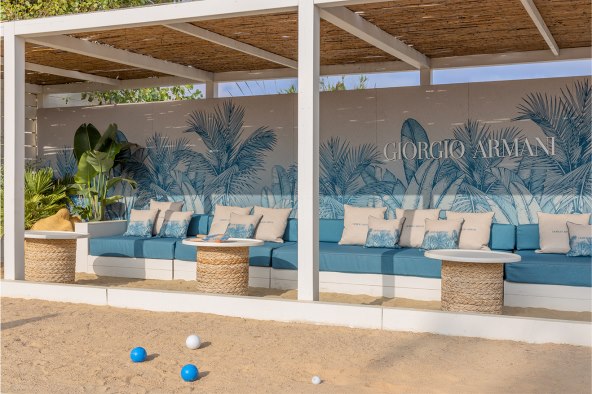 Giorgio Armani pop up u Saint-Tropezu ljeto 2023