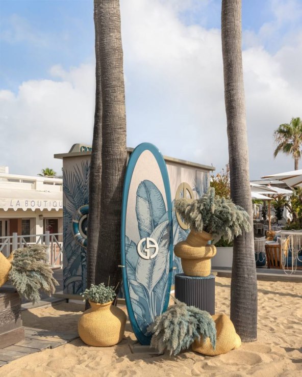 Giorgio Armani pop up u Saint-Tropezu ljeto 2023