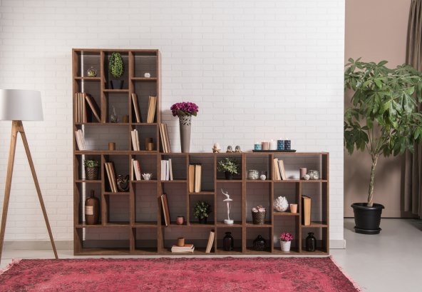 Bookshelf Wealth trend interijera za 2024