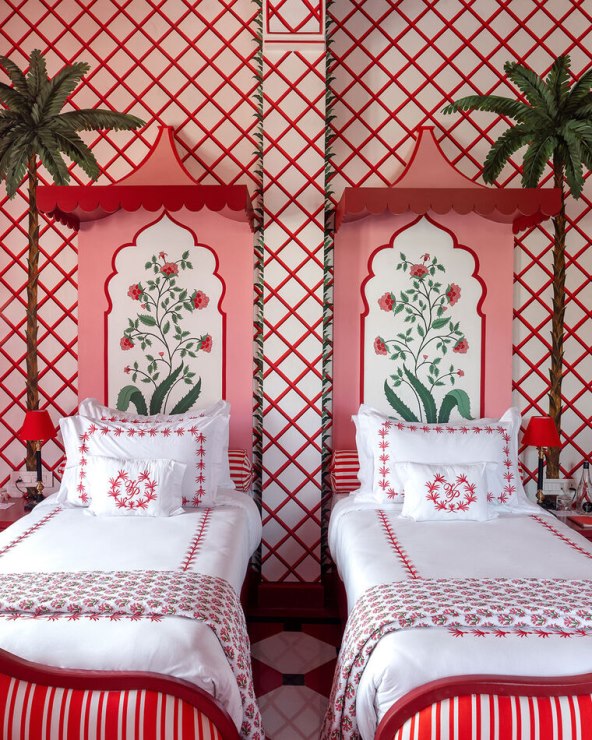 Jedinstveni crveno ružičasti hotel Villa Palladio Jaipur Indija