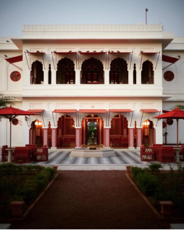 Jedinstveni crveno ružičasti hotel Villa Palladio Jaipur Indija