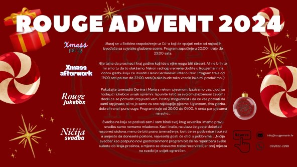 Program i događanja Rouge Advent 2024
