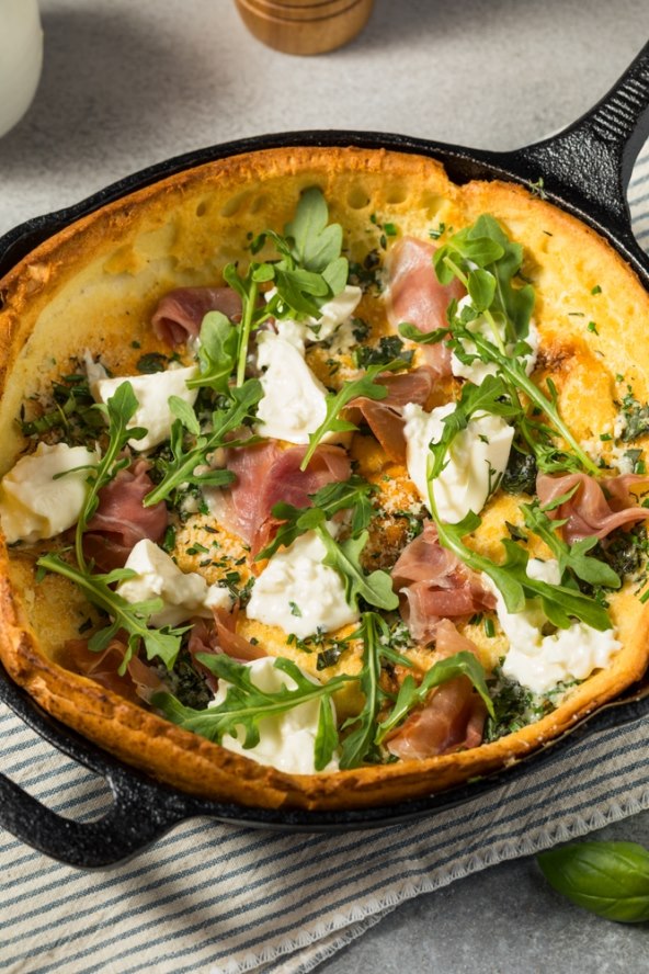 Kako pripremiti neobičnu palačinku Savory Dutch Baby