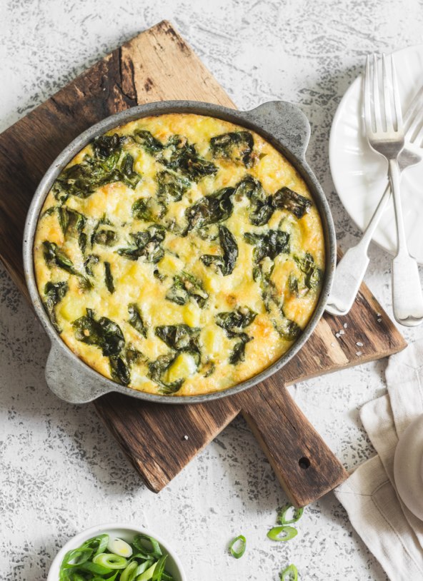 Recept za pripremu proljetne frittate s medvjeđim lukom