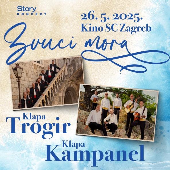 Dva mjeseca do koncerta Zvuci mora Klape Kampanel i Trogir