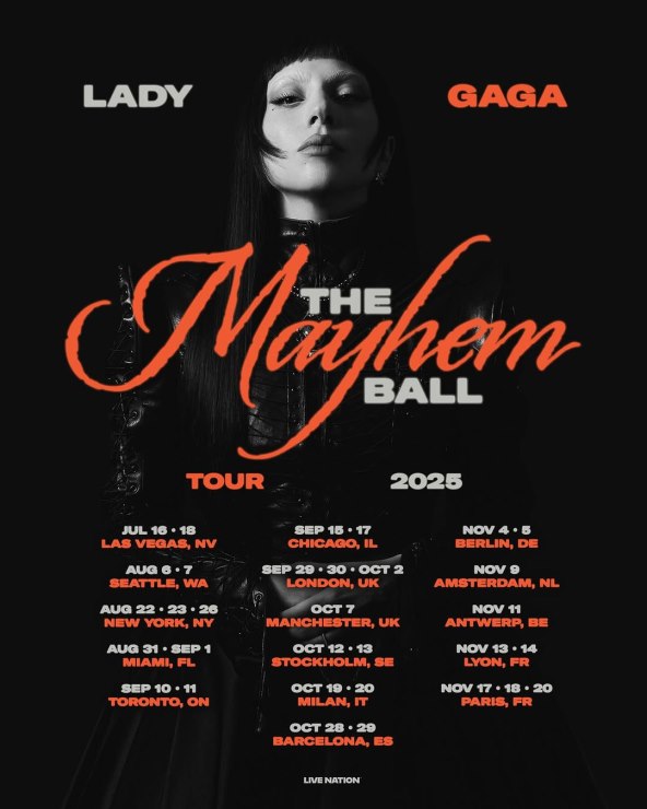 Lady Gaga najavila The Mayhem Ball turneju