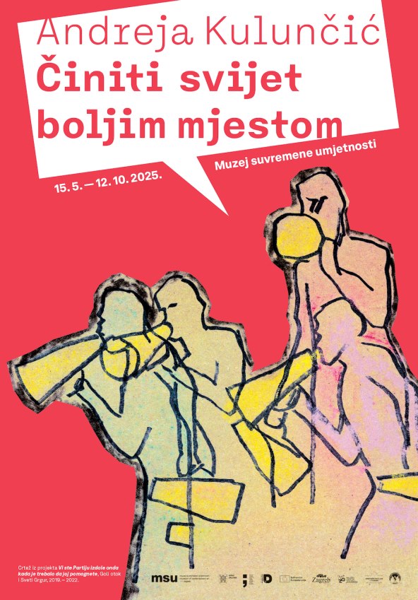 U Muzeju suvremene umjetnosti otvorena je izložba Andreje Kulunčić Činiti svijet boljim mjestom