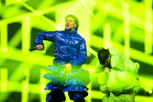 Eurovision Song Contest 2025 finale Baby Lasagna i Kaarija.jpeg