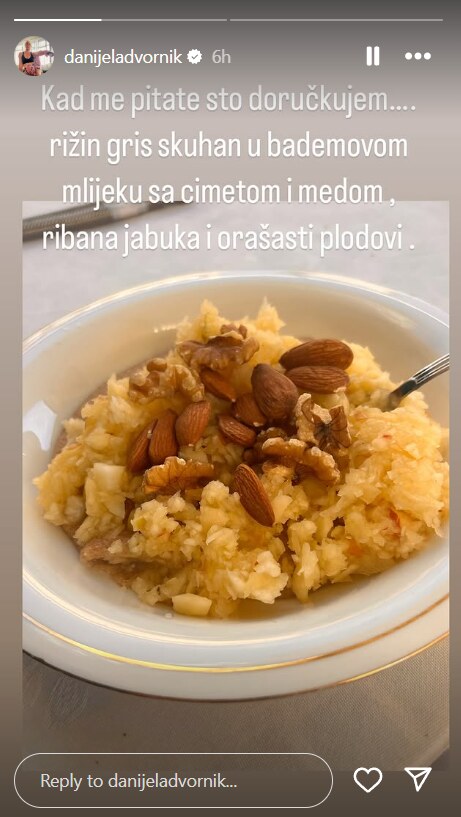 Doručak Danijele Dvornik