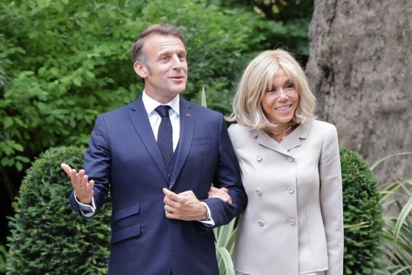 Emmanuel i Brigitte Macron