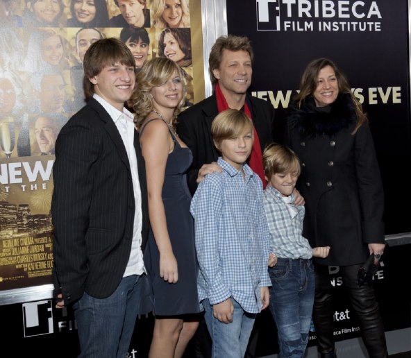 Jon Bon Jovi s obitelji
