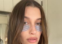 Hailey Bieber Rhode eye patches