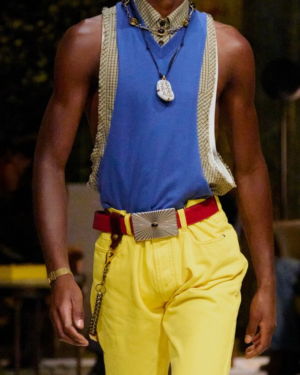 Versace SS26 Dario Vitale debi Milano