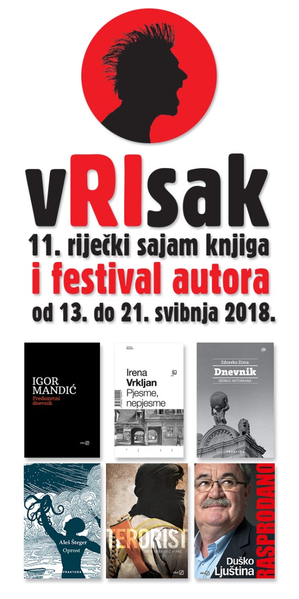 Brojne književne zvijezde na festivalu VRISAK u Rijeci
