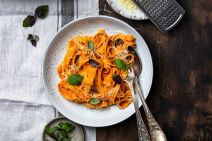 Pumpkin Feta Pasta recept