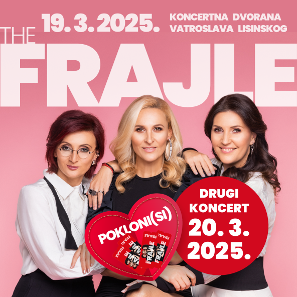 Ovog Valentinova posebnoj osobi poklonite ulaznicu za koncert Frajli u Lisinskom
