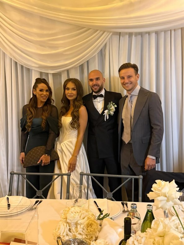 Ivan Rakitić i Raquel Mauri na vjenčanju Anthonyja Kalika
