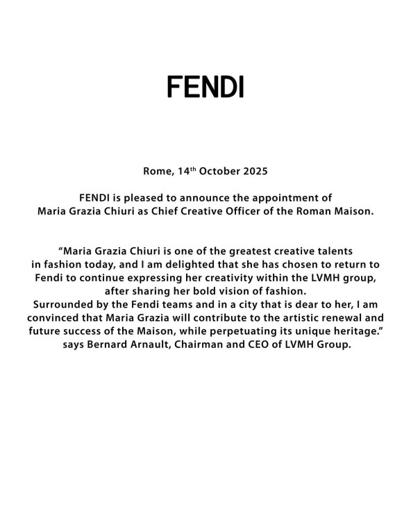 Maria Grazia Chiuri Fendi