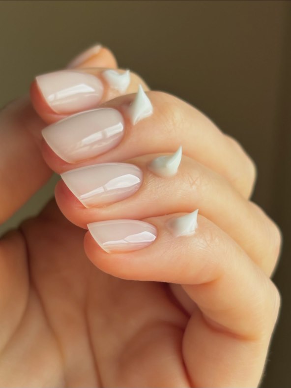 Nokti trend Vanilla Glass Nails
