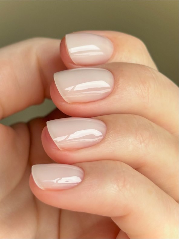 Nokti trend Vanilla Glass Nails