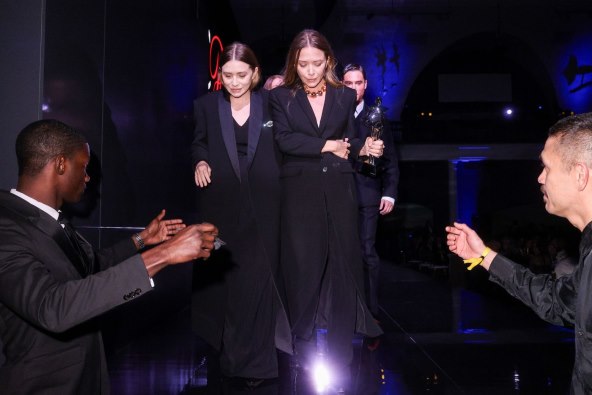 Ashley Olsen i Mary-Kate Olsen 2025 CFDA Fashion Awards