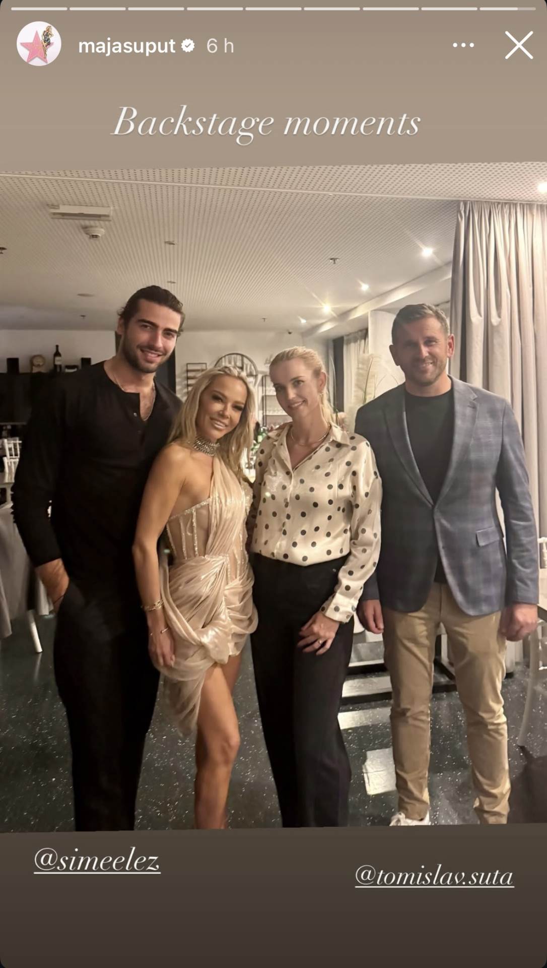 Maja Šuput, Šime Elez, Tomislav Šuta i Matilda Šuta