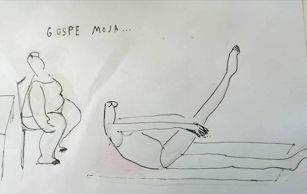 Ovih tjedana uživamo u 'karantenskim' ilustracijama Tisje Kljaković