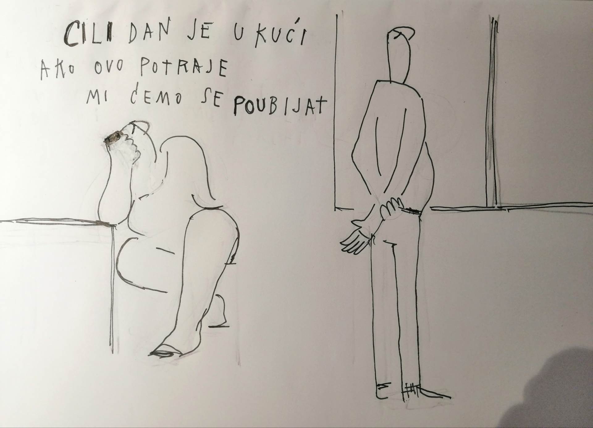 Ovih tjedana uživamo u 'karantenskim' ilustracijama Tisje Kljaković