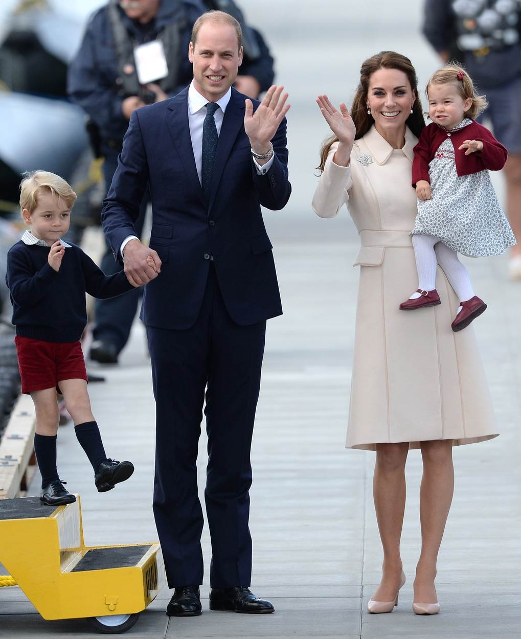 Princ George, Kate Middleton, princ William i princeza Charlotte