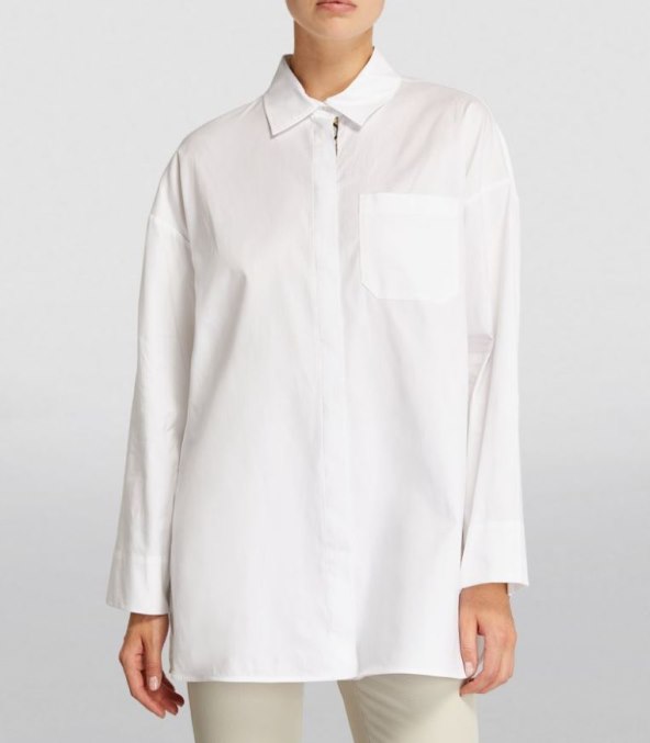 Max Mara Sylvie Cotton bijela košulja