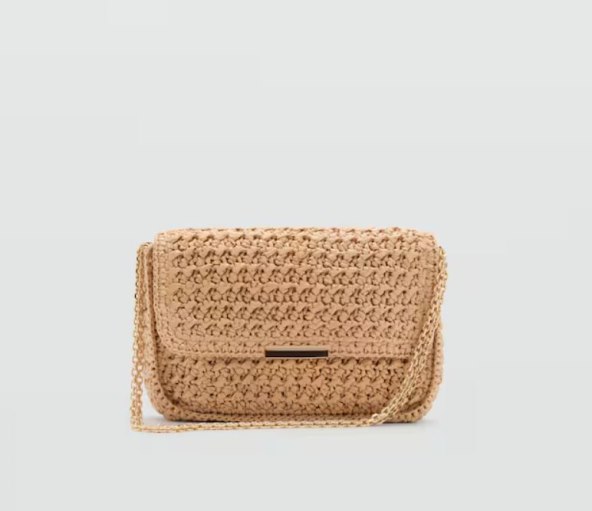Natural fibre shoulder bag/ Mango/ 49,99 eur
