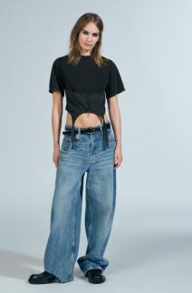TRAPERICE TRF OPUŠTENOG KROJA SREDNJE VISOKOG STRUKA/ZARA/ 35,95 EUR