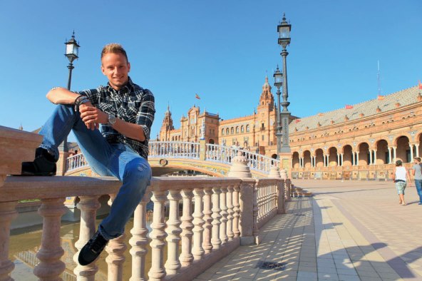 Ivan Rakitić u šetnji gradom