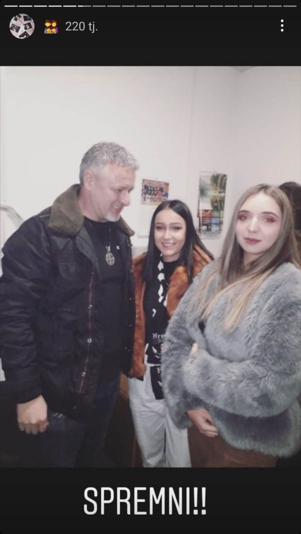 Marko Perković Thompson s nećakinjom Lejdi
