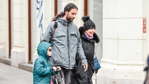 Jadranka Kosor s unukom i sinom na zagrebačkoj špici