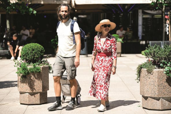 Jadranka Kosor sa sinom Lovrom