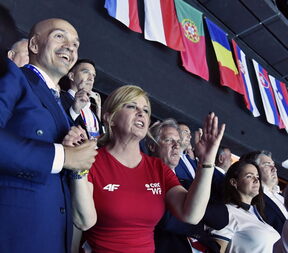 Kolinda Grabar Kitarović navijala za Barakude