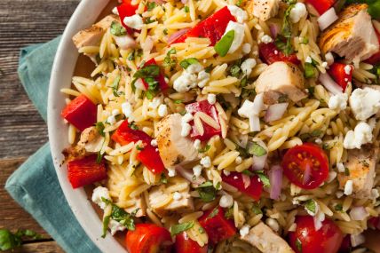 Orzo tjestenina i piletina recept
