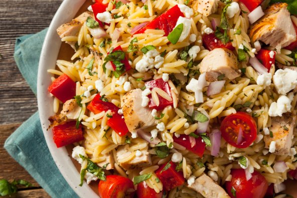 Orzo tjestenina i piletina recept