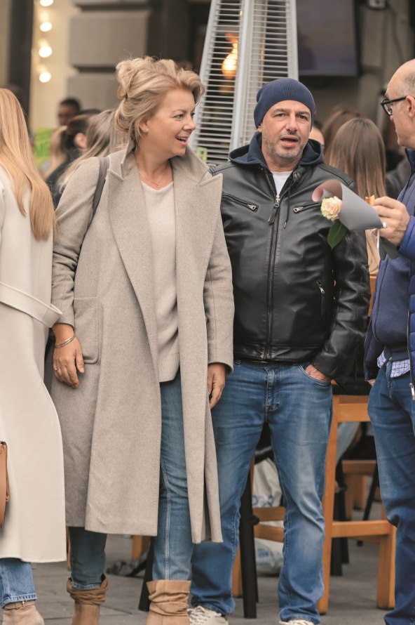 Mirjana Hrga sa suprugom Stašom Stefanovićem