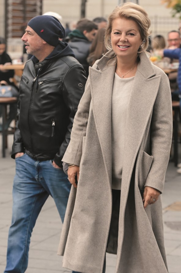 Mirjana Hrga sa suprugom Stašom Stefanovićem