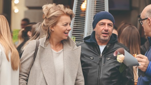 Mirjana Hrga sa suprugom Stašom Stefanovićem