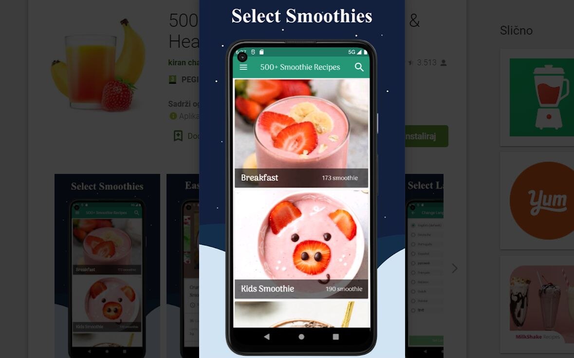 ZDRAVO I OSVJEŽAVAJUĆE Osjećajte se bolje pomoću aplikacije