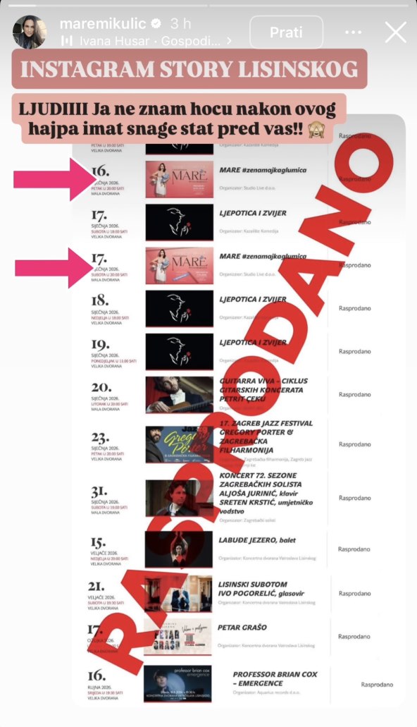 Marijana Mikulić rasprodala je i svoju drugu predstavu 'MARE #zenamajkaglumica'