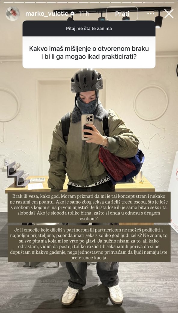 Marko Vuletić odgovarao na pitanja pratitelja