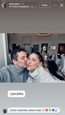 Ante Gelo čestitao rođendan Jeleni Perčin