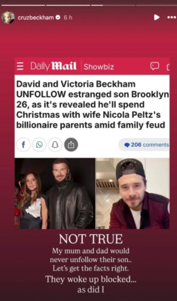 Cruz Beckham
