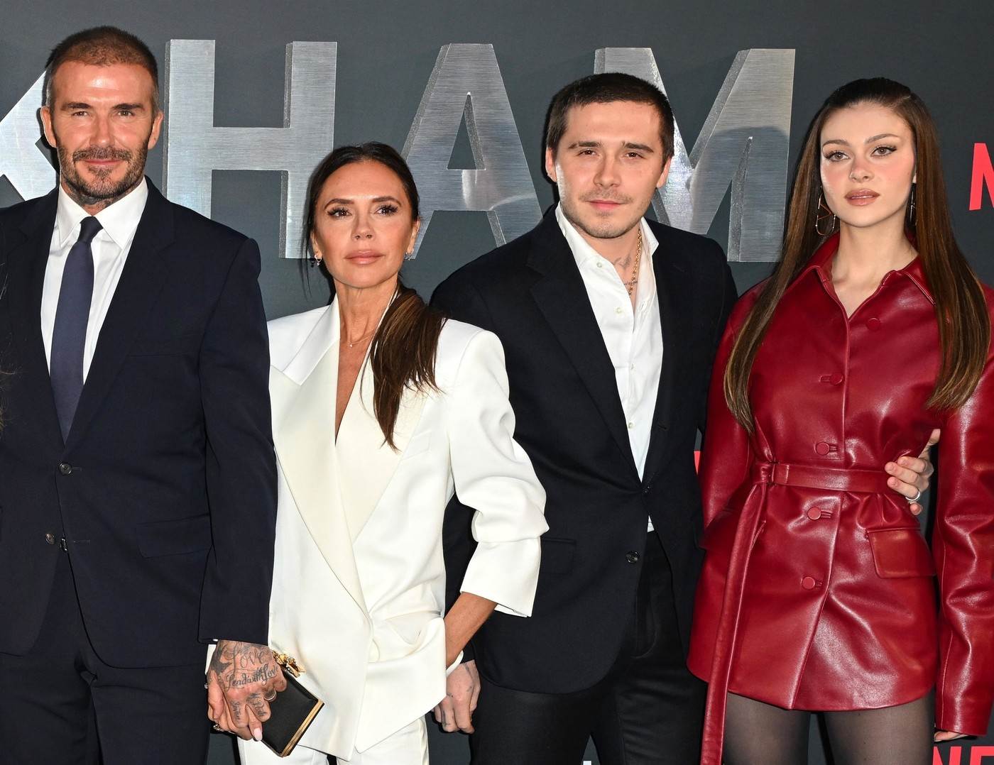 David Beckham, Victoria Beckham, Brooklyn Beckham, Nicola Peltz