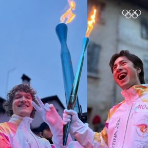 Hudson Williams i Connor Storrie Olimpijske igre