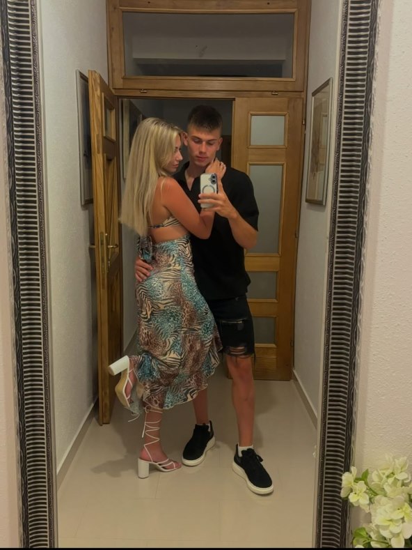 Adriano Jagušić s djevojkom Sarom